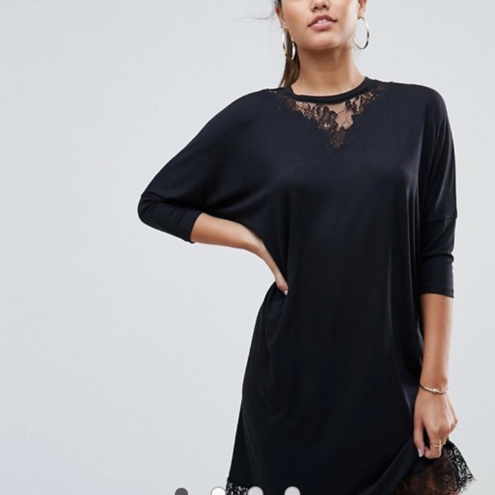 SOLD ASOS Oversize T-Shirt Dress - Picture 3 of 4
